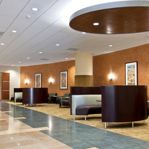 Healthcare lobby seating