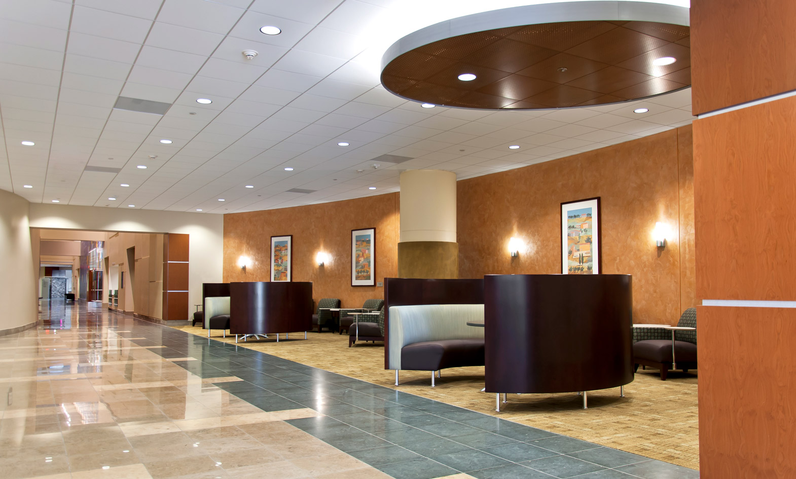Healthcare lobby seating
