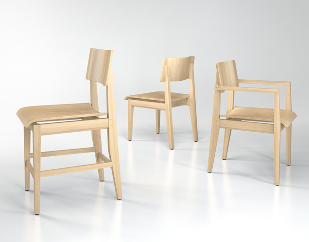 wood pull up chair, armchair and stool for public libraries and school libraries