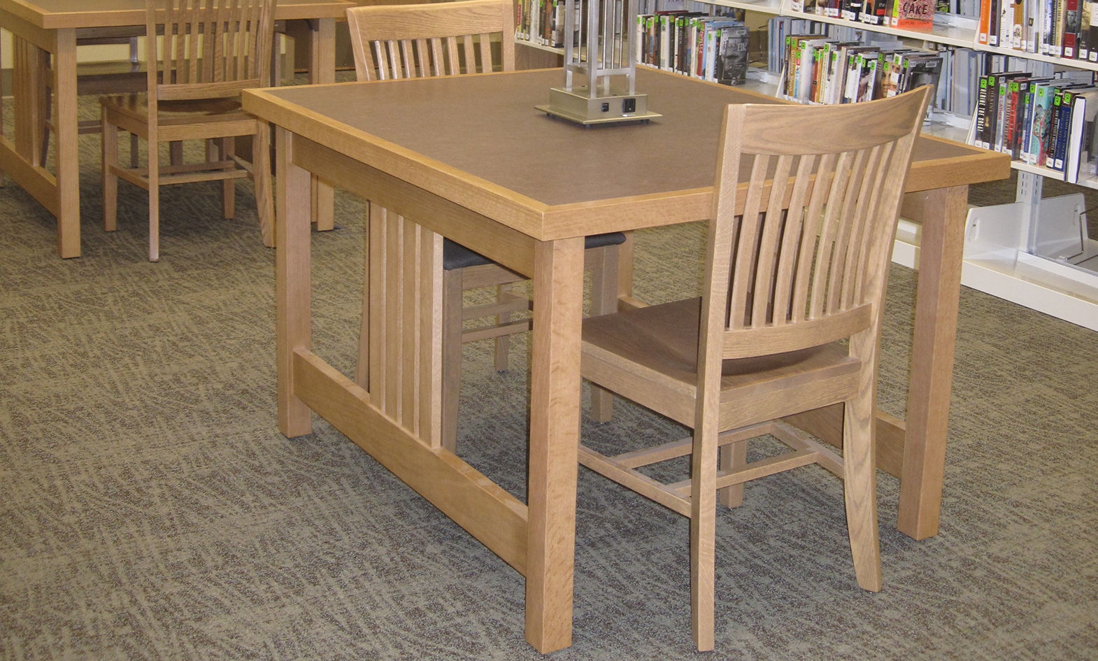 Wood Library Tables