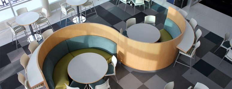 Group study library tables