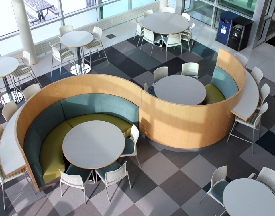 Group study library tables