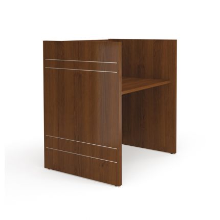 traditional study carrel for library with panel sides