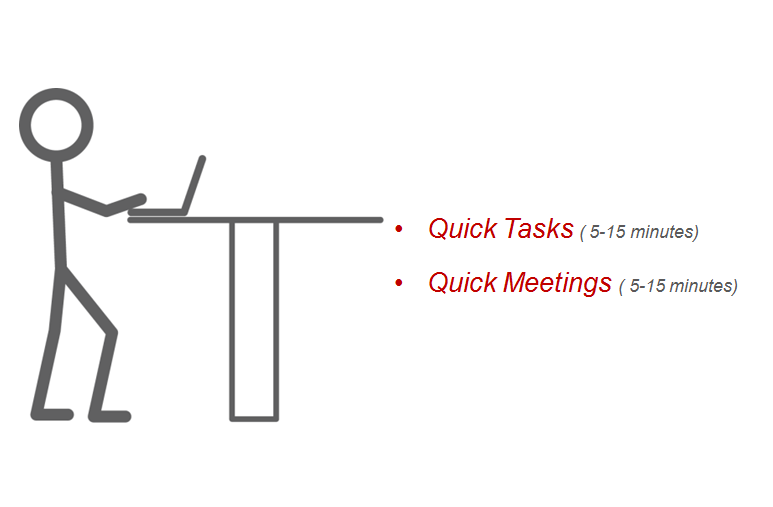 Standing Height Table Tasks