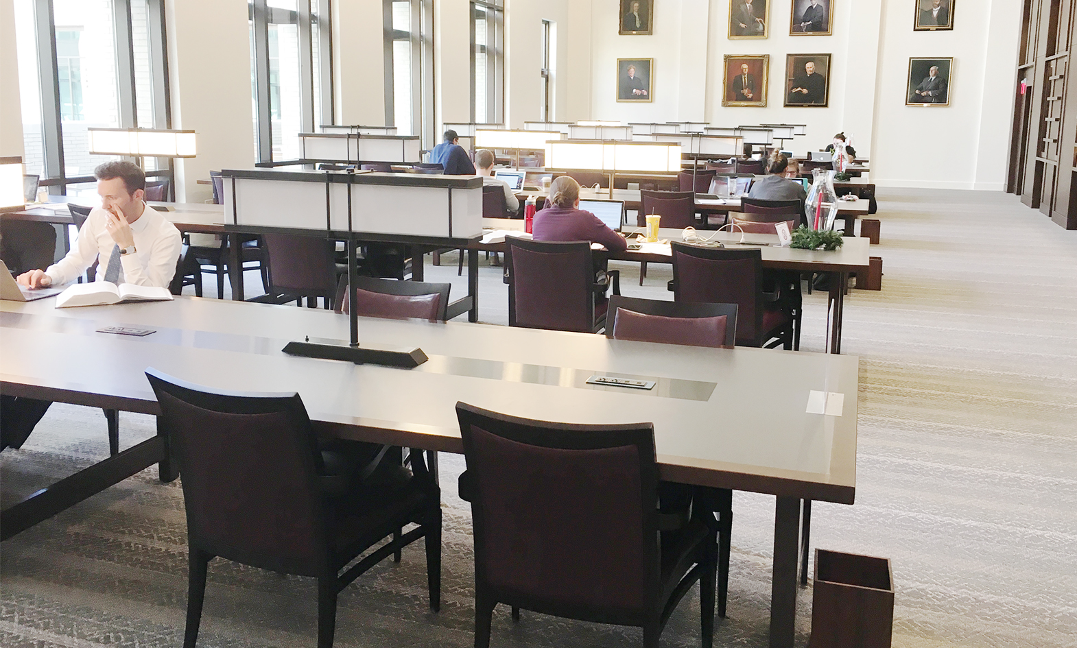 South Carolina Law Library Study Tables