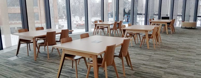 College of Idaho Library Etta Tables and Seating Image