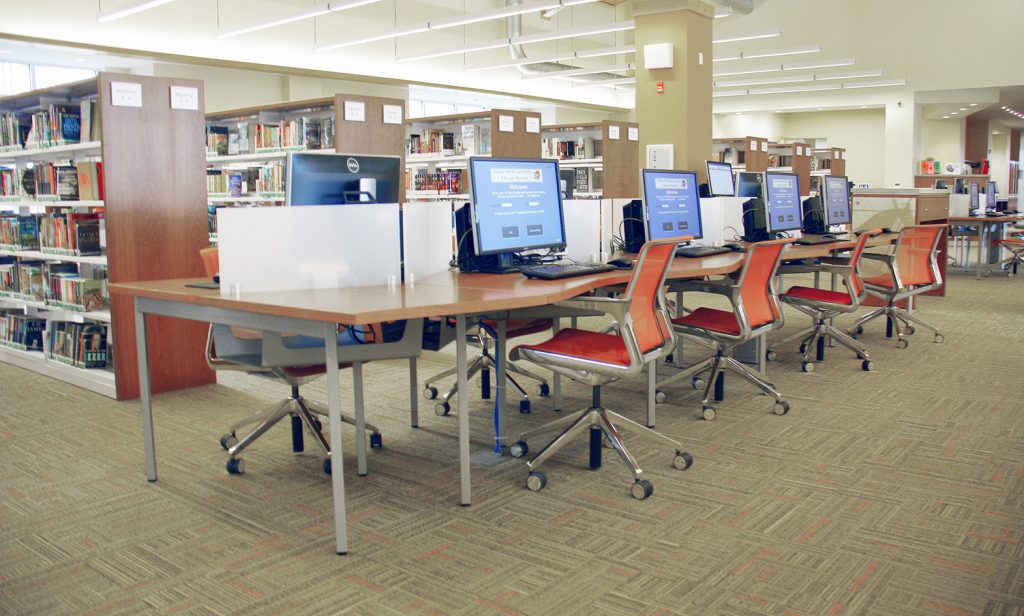 Library Computer Tables & Stations - Agati Furniture