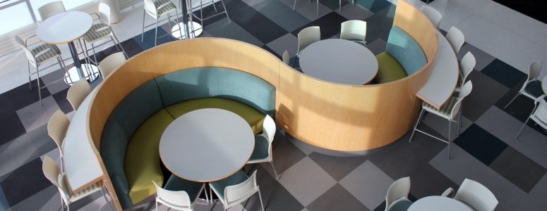 Collaborative seating in a library