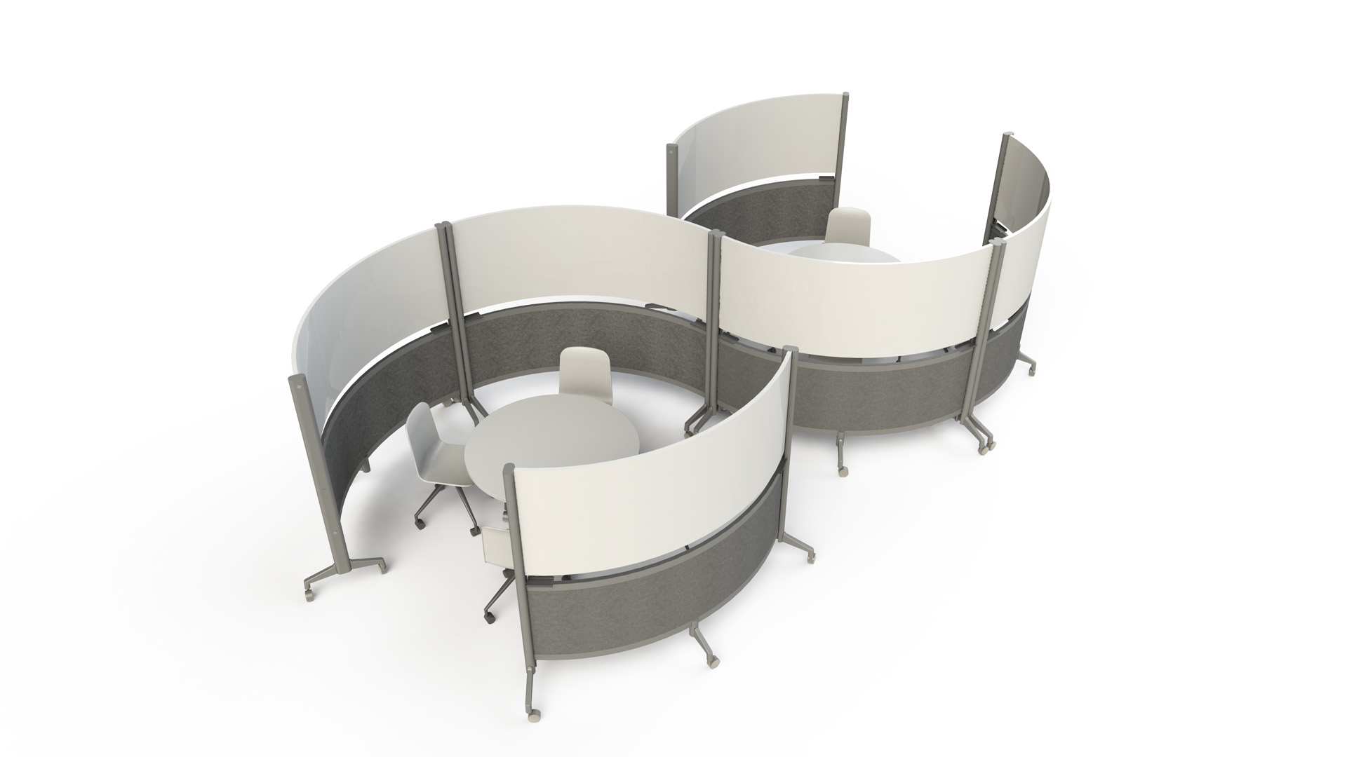 2 Curve Panel S Curve with Extra Curve Panel - Agati Furniture