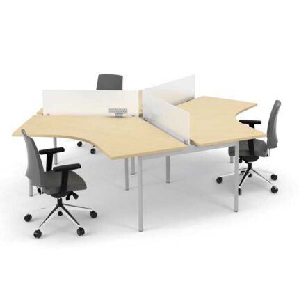 Computer Lab Table in pod shape