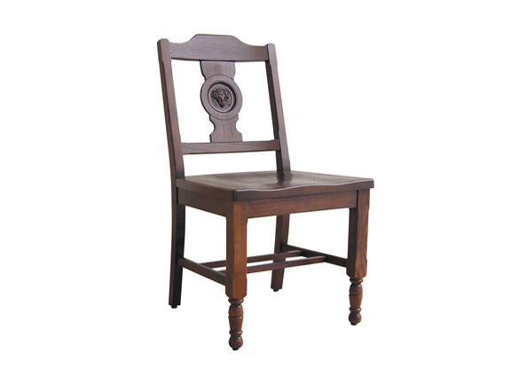 Custom wood arm chair for chapel