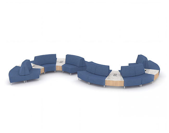 Gee Aviation Curved Lounge Seating