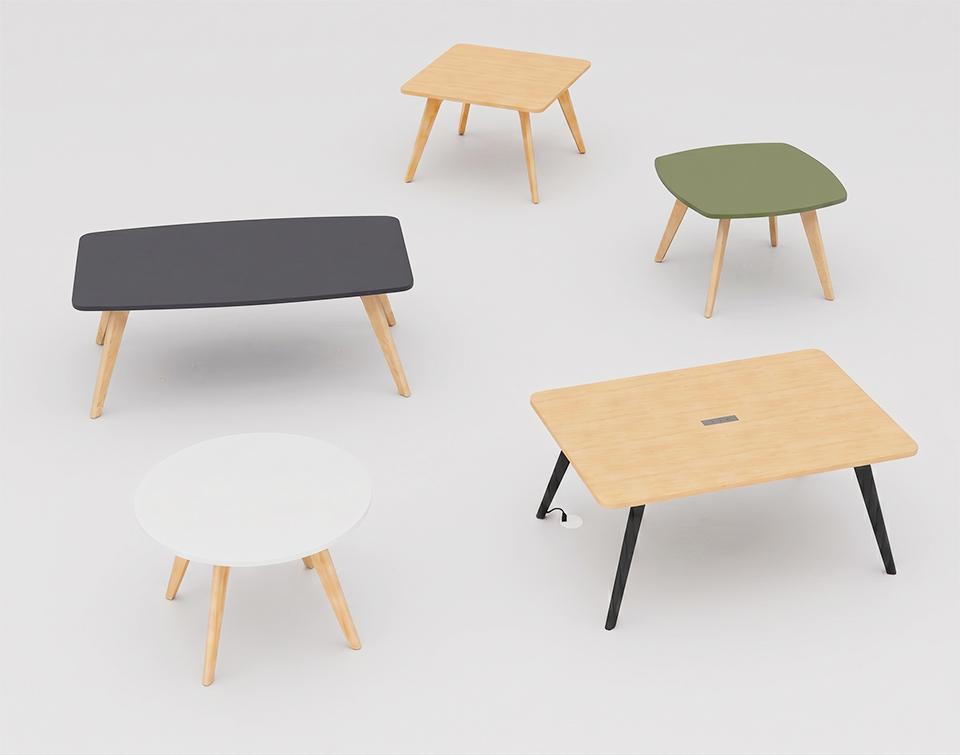 Adapt2 tables in various materials