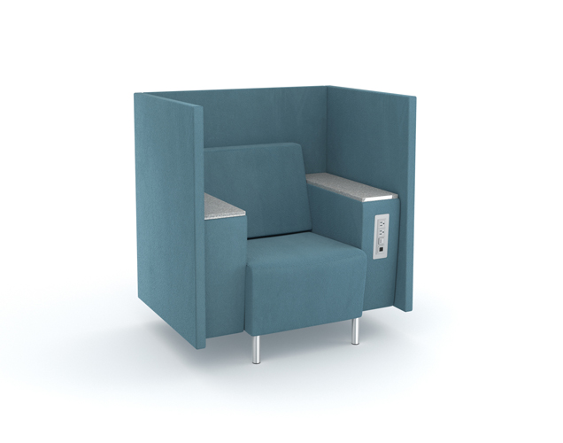 Chair with walls