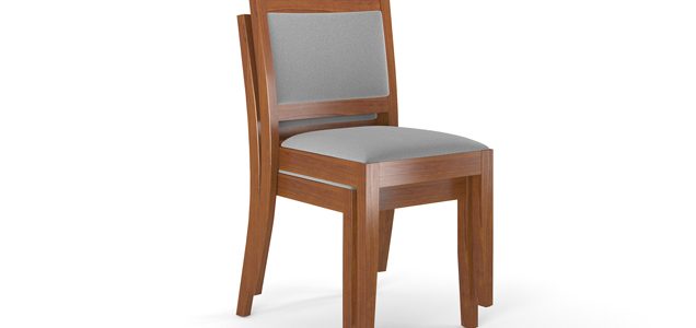 wood stacking chairs with upholstered seat and back