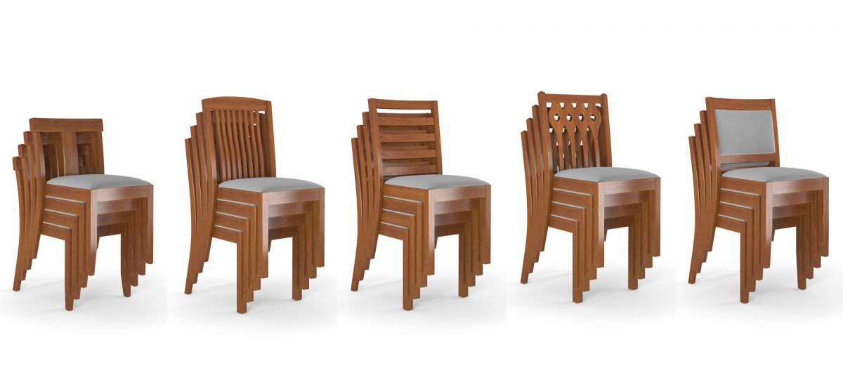 Wood Stacking Chairs Agati Furniture
