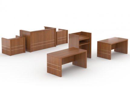 Contemporary courtroom furniture collection for courthouse