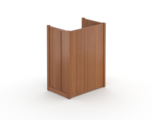 Lectern for Attorneys with cable management and durable construction for courtrooms