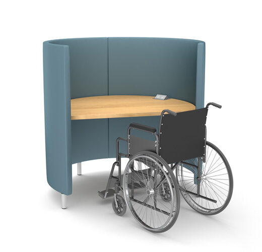 ADA Wheelchair Accessible Study Carrel