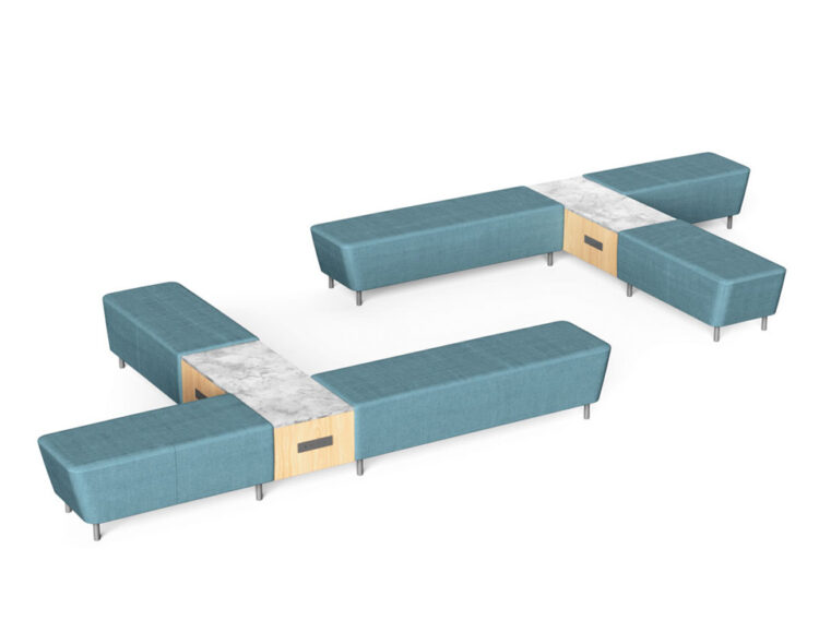 Modular Bench Seating Examples Vista Modular Bench - Agati Furniture