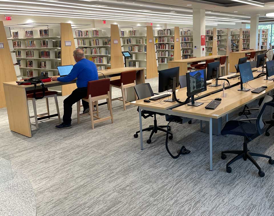 Library Computer Tables