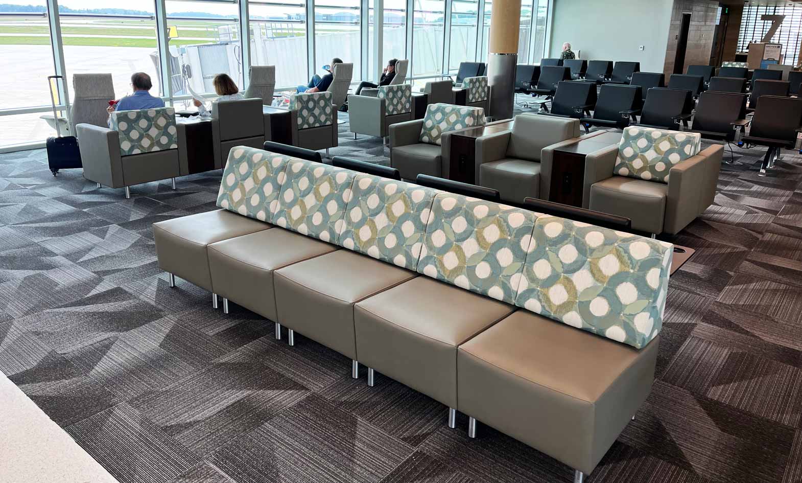 Fort Wayne International Airport Lounge Seating