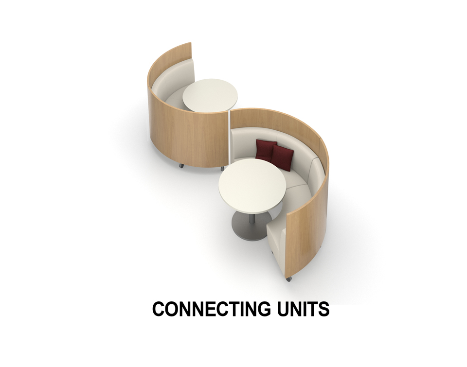 Connecting furniture units