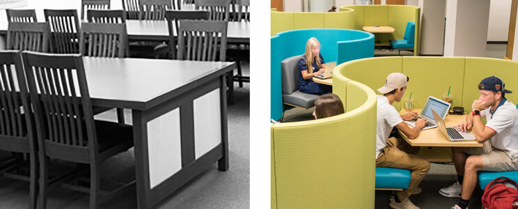 Developments in modern library furniture
