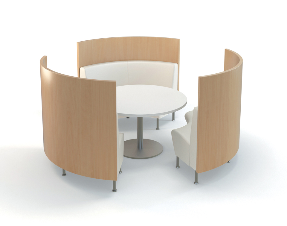 Collaborative furniture for groups using technology