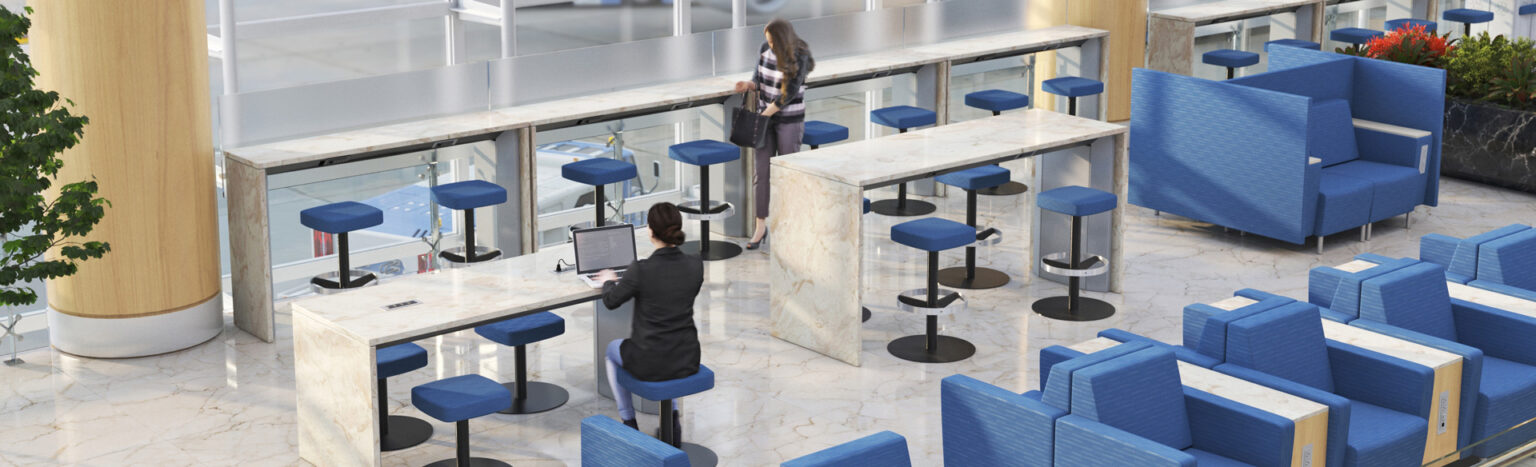 Terminal Furniture Logo TERMINAL FURNITURE - Specification-ready airport furniture