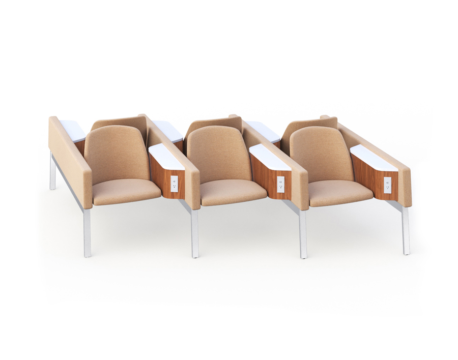 Airport Seating at angle