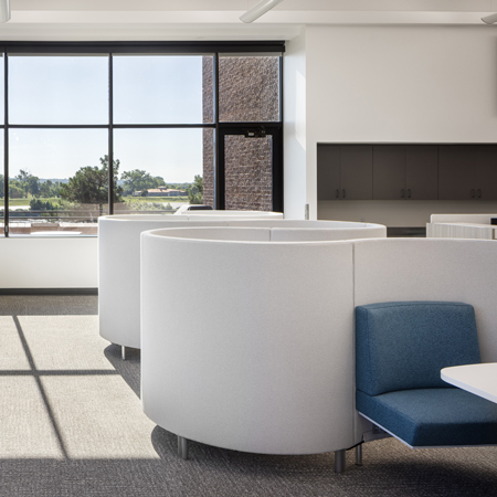 Corporate office pod furniture