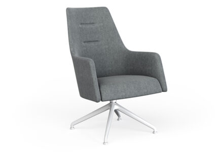 Modern High Back Lounge Chair