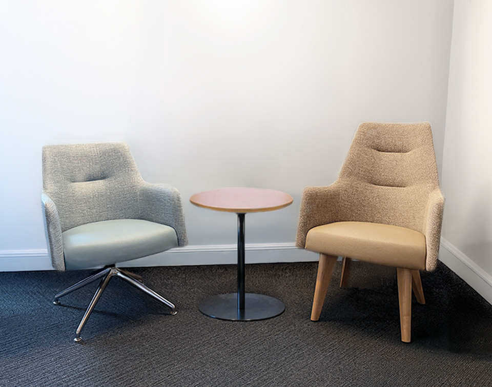 Etta Guest and Lounge chairs ready to specify