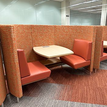 AGATI study pod Duo models used for collaborative student work at Oregon State University