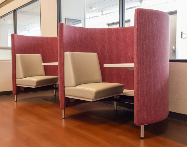 Single Study POD - Carrels for quiet focus in libraries and public spaces