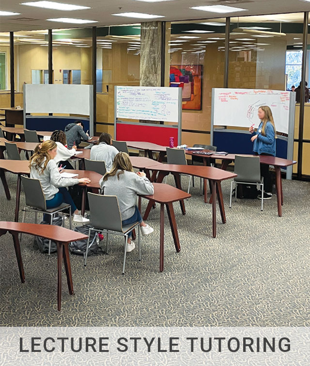Students at University of South Alabama using Agati furniture in a lecture format