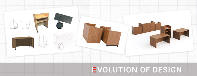 Evolution of the Grant courtroom furniture collection by Agati Furniture