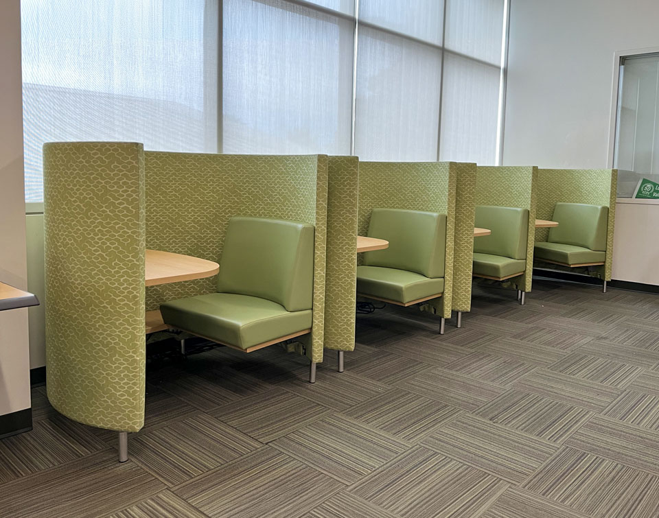 Community College private study pods