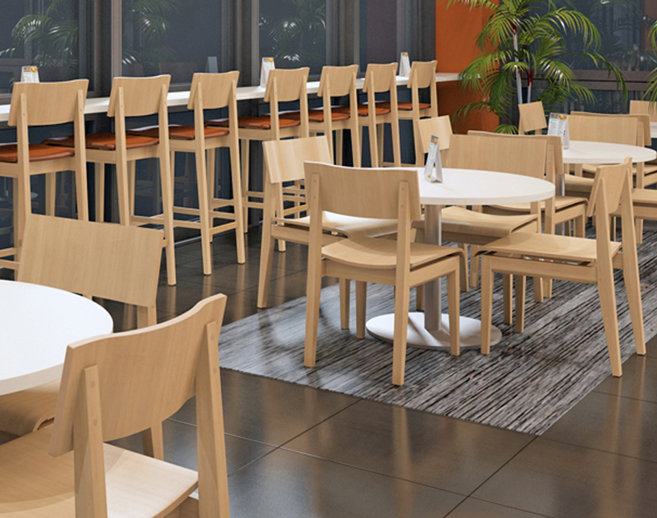 campus dining tables, chairs and stools